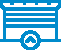 A blue icon depicting equipment.